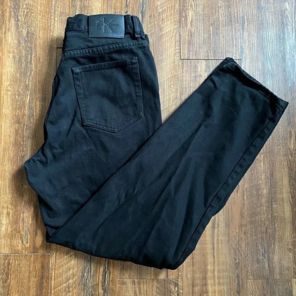 Calvin Klein Men's Jeans Black Vtg. Size 34 X 32